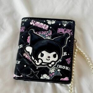 Sanrio Kuromi Hibiscus Wallet
